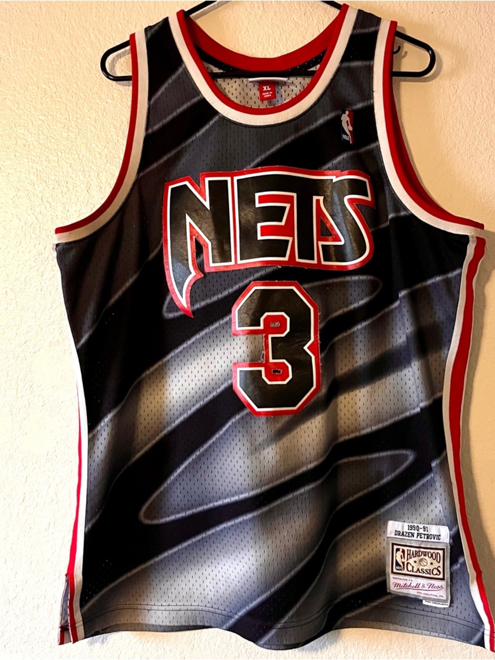 Mitchell & Ness NBA Nets HWC Petrovic Jersey (XL)